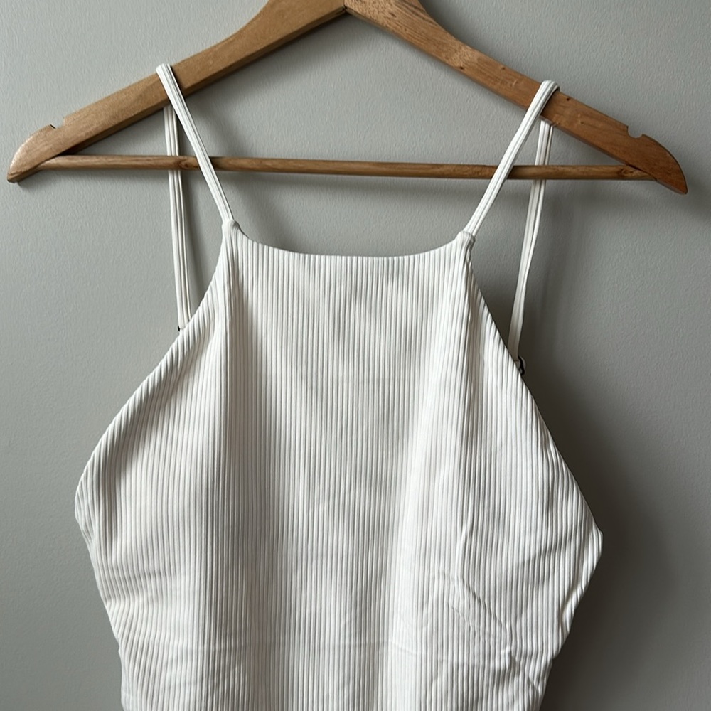 NWT Andie Asbury Ribbed One Piece in COCO M - Picture 3 of 8
